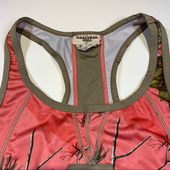 Small Realtree Girl pink camo sports bra - Picture 4 of 12